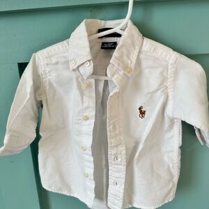 White Ralph Lauren Kids Shirt